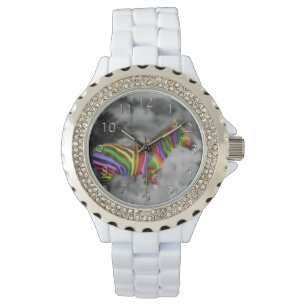 Rainbow Zebra Armbandsur