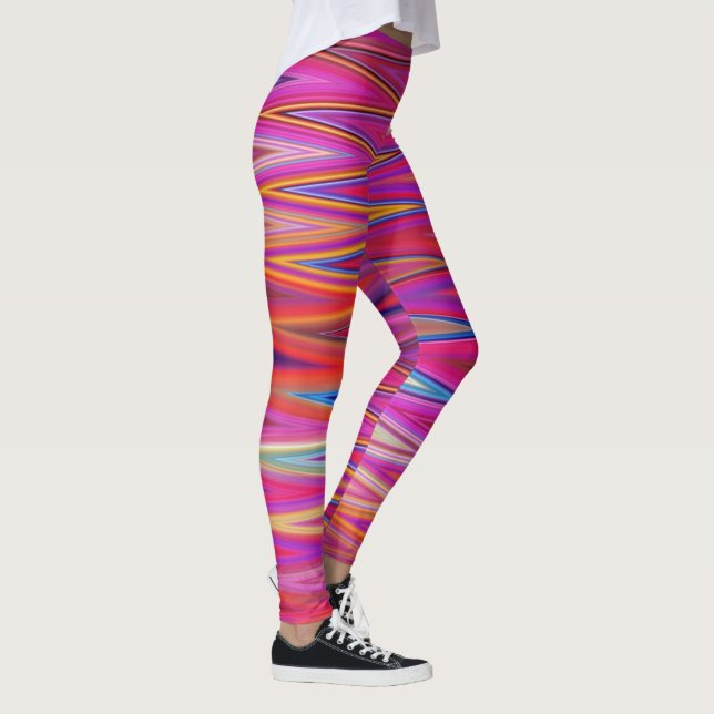 Rainbow ZigZag Leggings (Höger)