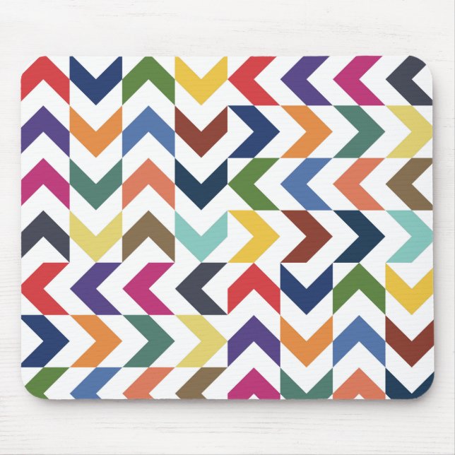 Rainbow ZigZag MousePad Musmatta (Framsidan)