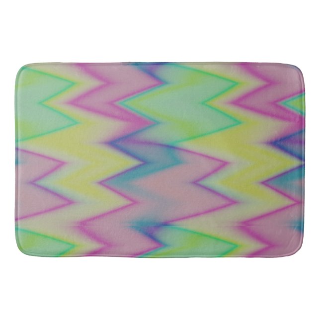 Rainbow Zigzags Badrumsmatta (Framsidan)