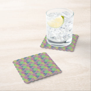 Rainbow Zigzags Underlägg Papper