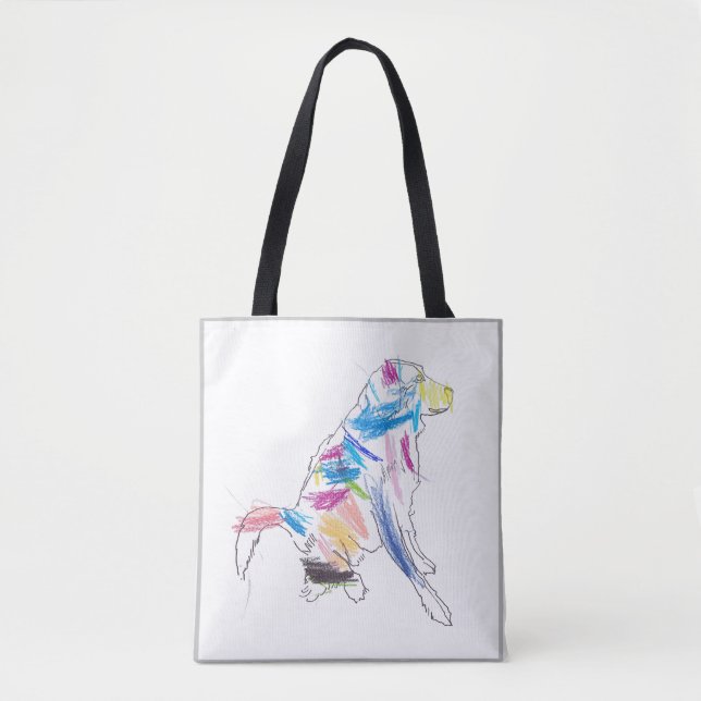 RainbowDog Bok Bag Tygkasse (Framsida)