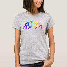 RainbowHearts  Tri-Blend Tröja