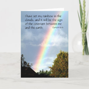 Rainbowlöfte - Genesis 9 v 13 Kort