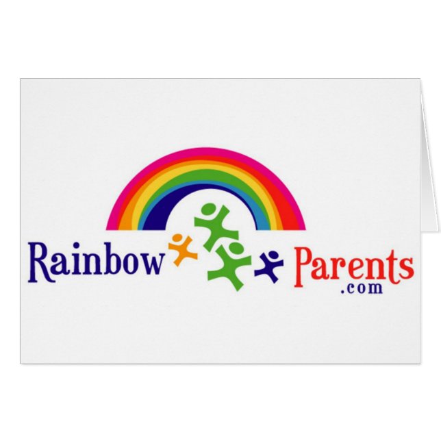 RainbowParents Hälsningskort (Framsidan Horizontal)