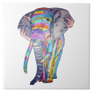 Rainbowphant belägger med tegel kakelplatta