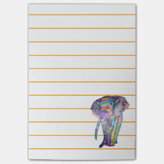 Rainbowphant som Posta-det noterar Post-it Block
