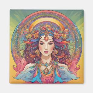 Rainbows gudinna magnet
