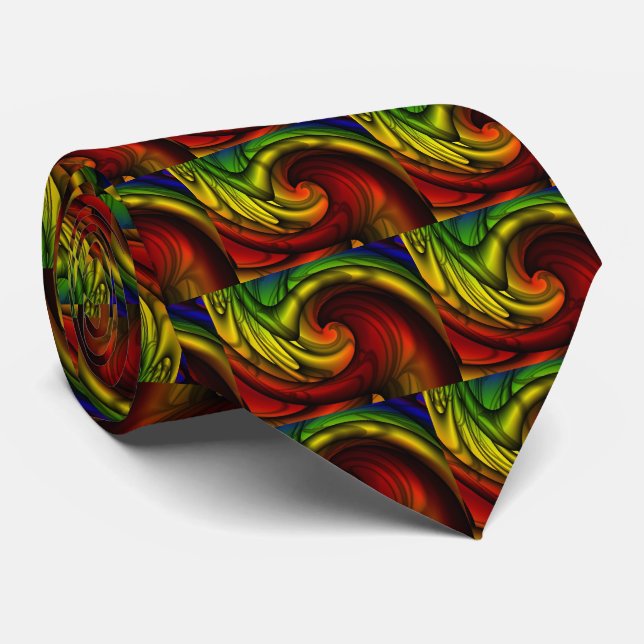 Rainbows & Honung | Regnbåge Fractal Art Slips (Rullad)
