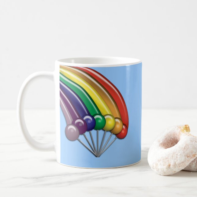 Rainbows & Lollipops Anpassade Mugg (Med munk)