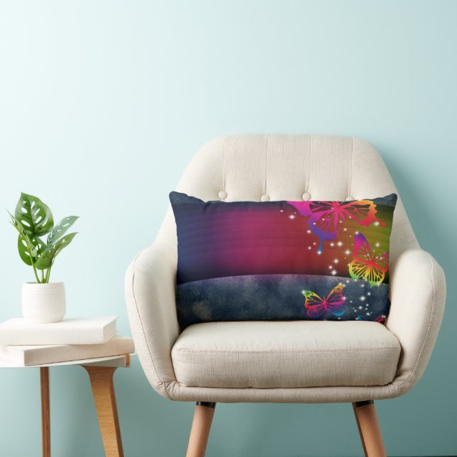 Rainbows n Butterflies Lumbarkudde (Stol)