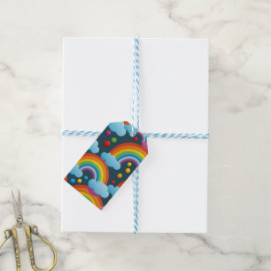 Rainbows och Smarties Presentetikett