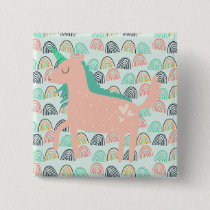 Rainbows och Unicorns Knapp
