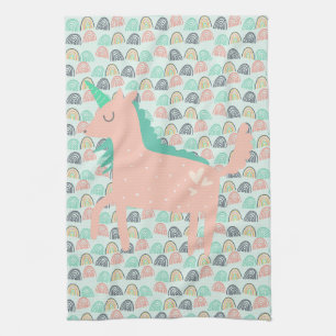 Rainbows och Unicorns Kökshandduk