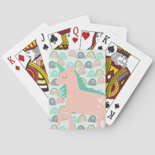 Rainbows och Unicorns Spel Kort