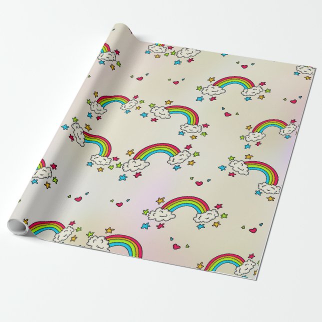 Rainbows Presentpapper (Utrullad)