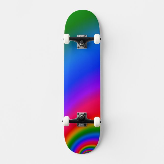 Rainbows Skateboard Bräda 21,5 Cm (Framsida)