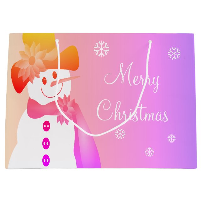 Rainbows Snögubbe och Snöflingor (Framsidan)