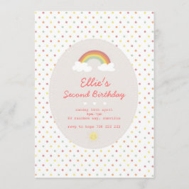Rainbows & Sunshine Inbjudningar