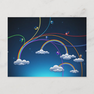 Rainbows Vykort