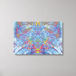 RainbowSnow© Art av Färg Harmonix Canvastryck