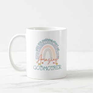 RAINBOY DU ÄR Fantastisk GODMOTHER STEPMOTHER AUNT Kaffemugg
