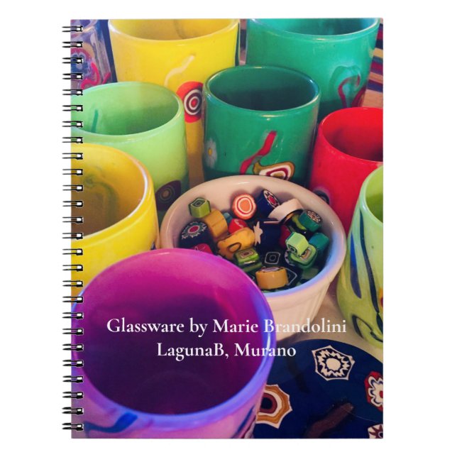 RAINBW-INSAMLING AV SMÅ GLASSER FRÅN LagunaB, Anteckningsbok (Framsidan)