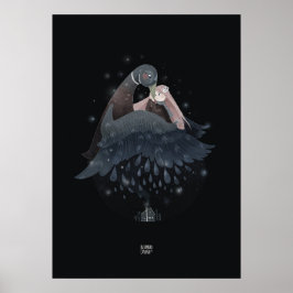 RAINDROP ANKA av Alexandra Dikaia Poster