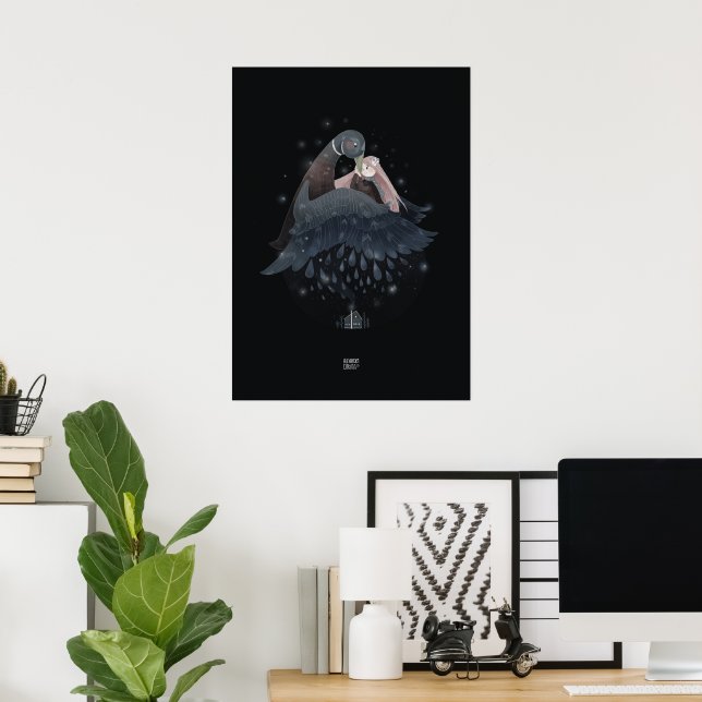 RAINDROP ANKA av Alexandra Dikaia Poster (Hemmakontoret)