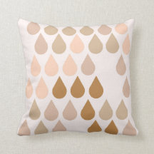 Raindrop rosa boho proppsrocka neutralt deka