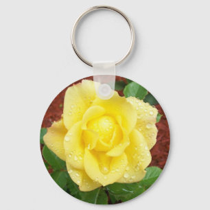 Raindrop rosa Keychain Nyckelring