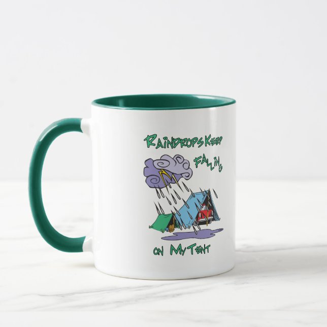 Raindrops Camping Mugg (Vänster)