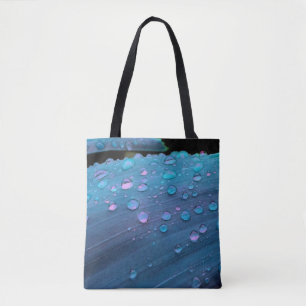 Raindrops Closeup, Spacey Blues Tygkasse