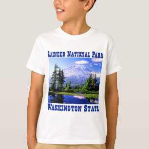 Raineer nationalpark - stat Washington T-shirt
