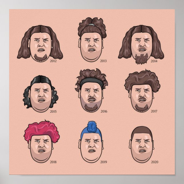 Rainer Drachenlord Winklers 9 ansikte Poster (Framsidan)