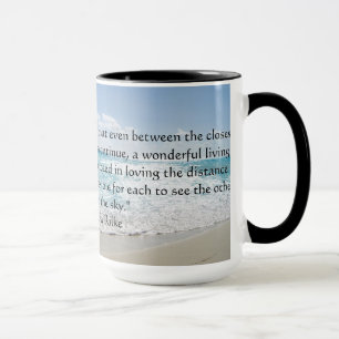 Rainer Maria Rilke Kärlek citattkaffe Mugg