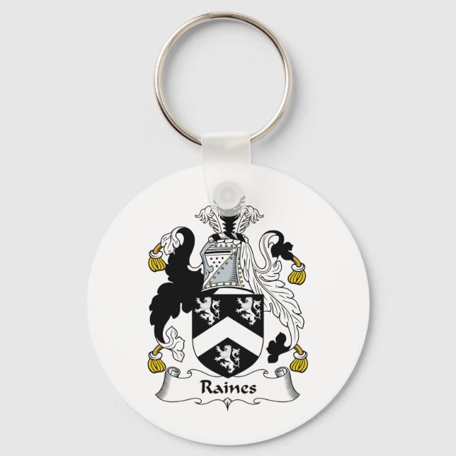 Raines Family Crest Nyckelring (Framsida)