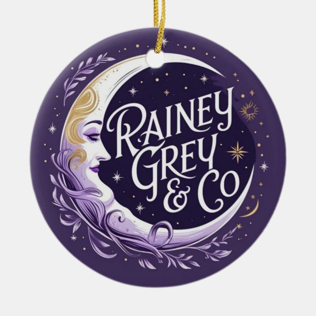 RAINEY GREY CO [logo8] Julgransprydnad Keramik (Framsidan)