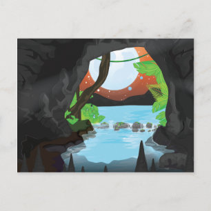 Rainforest Cave Vykort
