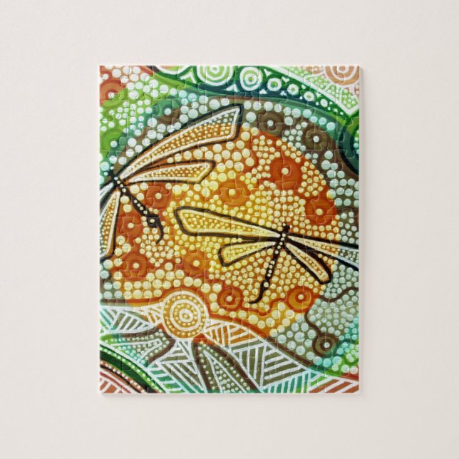 Rainforest Dragonflies Pussel (Vertikal)