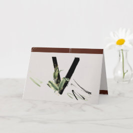 Rainforest Embellated Paated Brev V Monogram Kort