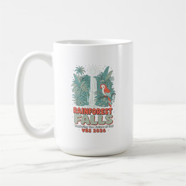 Rainforest Falls VBS 2026 Utforska Naturen hos Kaffemugg (Vänster)
