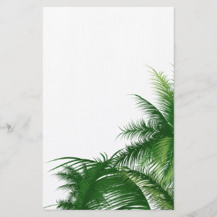 Rainforest Ferns Stationary Brevpapper