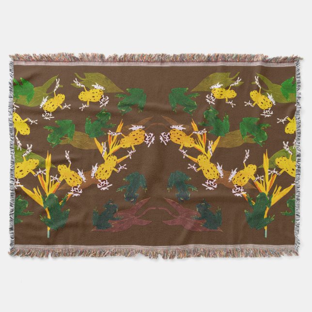 Rainforest Frogs Filt (Framsidan)