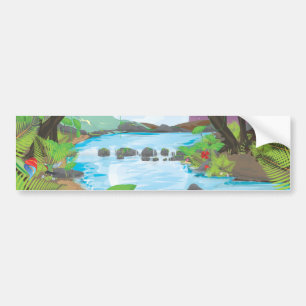 Rainforest River Bildekal