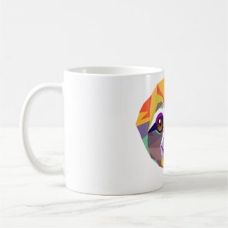Rainforest Sloth Polygon Tee Kaffemugg