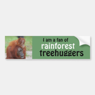 Rainforest Treehugger Bildekal