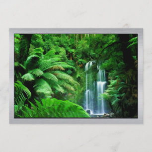 Rainforest & vattenfall inbjudningar