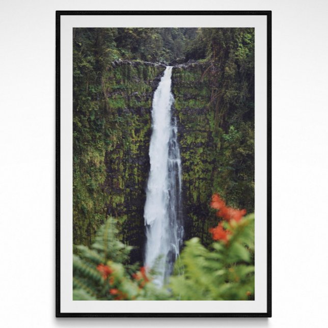 Rainforest Waterfall Photography Poster (Skapare uppladdad)