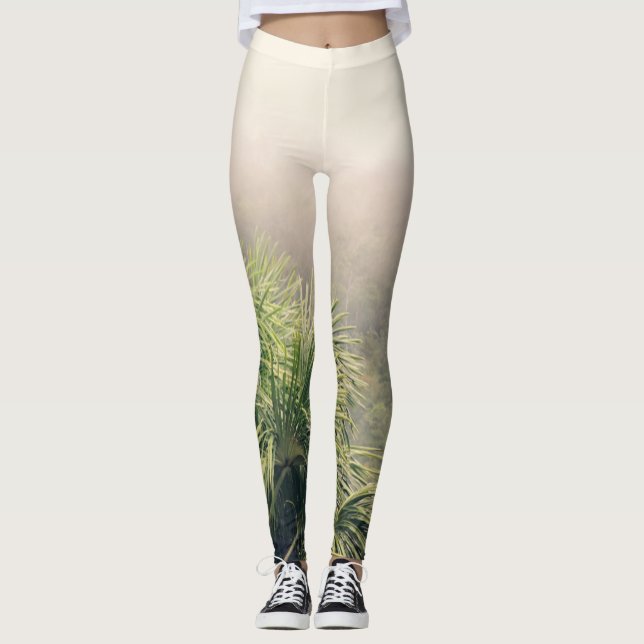 Rainforestdimmadamasker Leggings (Framsida)